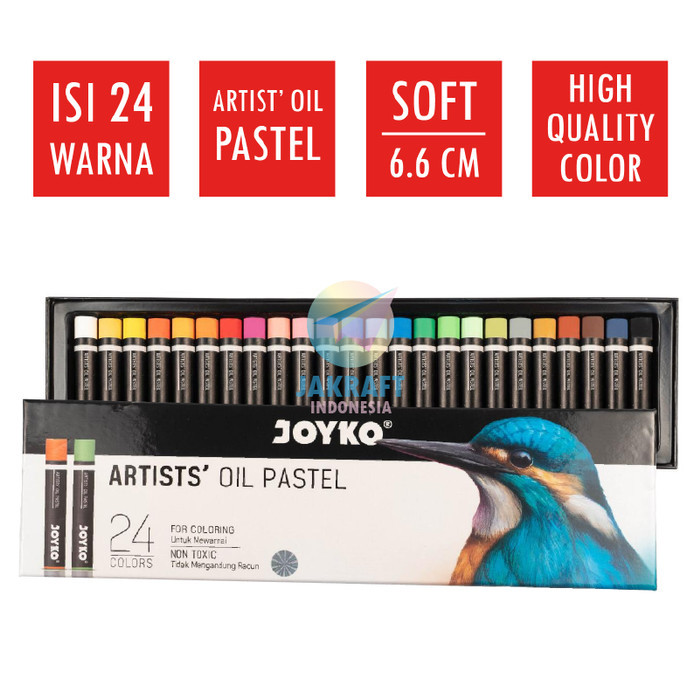 

Krayon Artist Oil Pastel 24 Warna Joyko Op-24Art Professional Crayon