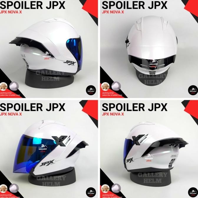 

diskon! spoiler jpx nova x | aksesoris wings helm