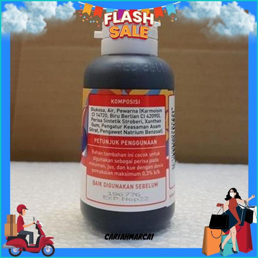 

Pewarna Dan Perisa Red Bell Rasa Strawberry 55Ml Siap Kirim