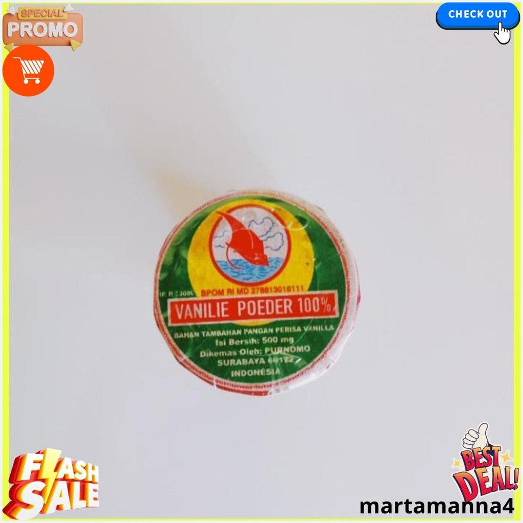 

Vanilie Powder Vanili Bubuk Cap Kapal Layar Lajar 1 Slop Terlaris