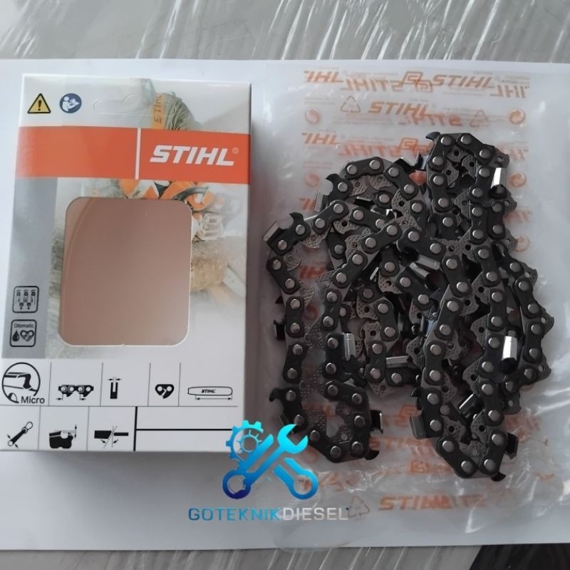 Rantai Chainaw Tihl 27T Bar 16 Inch 38T Bar 22 Inch 34T Bar 20 Inch 38T Bar 20 Inch 40T Bar 24 Inch