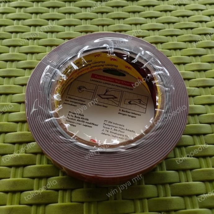 

Promo Double Tape 3M VHB Lem Bolak Balik 24x4,5M Original COD