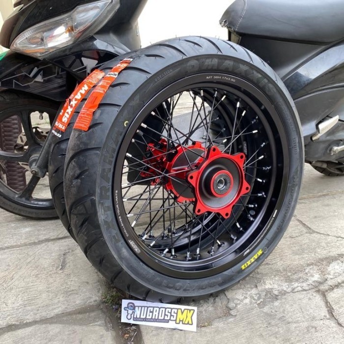 Wheelset Supermoto CRF Scarlet