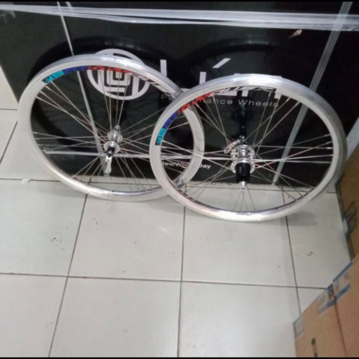 Whellset Minivello Minion 451 20 Rim break silver crome bering 28h