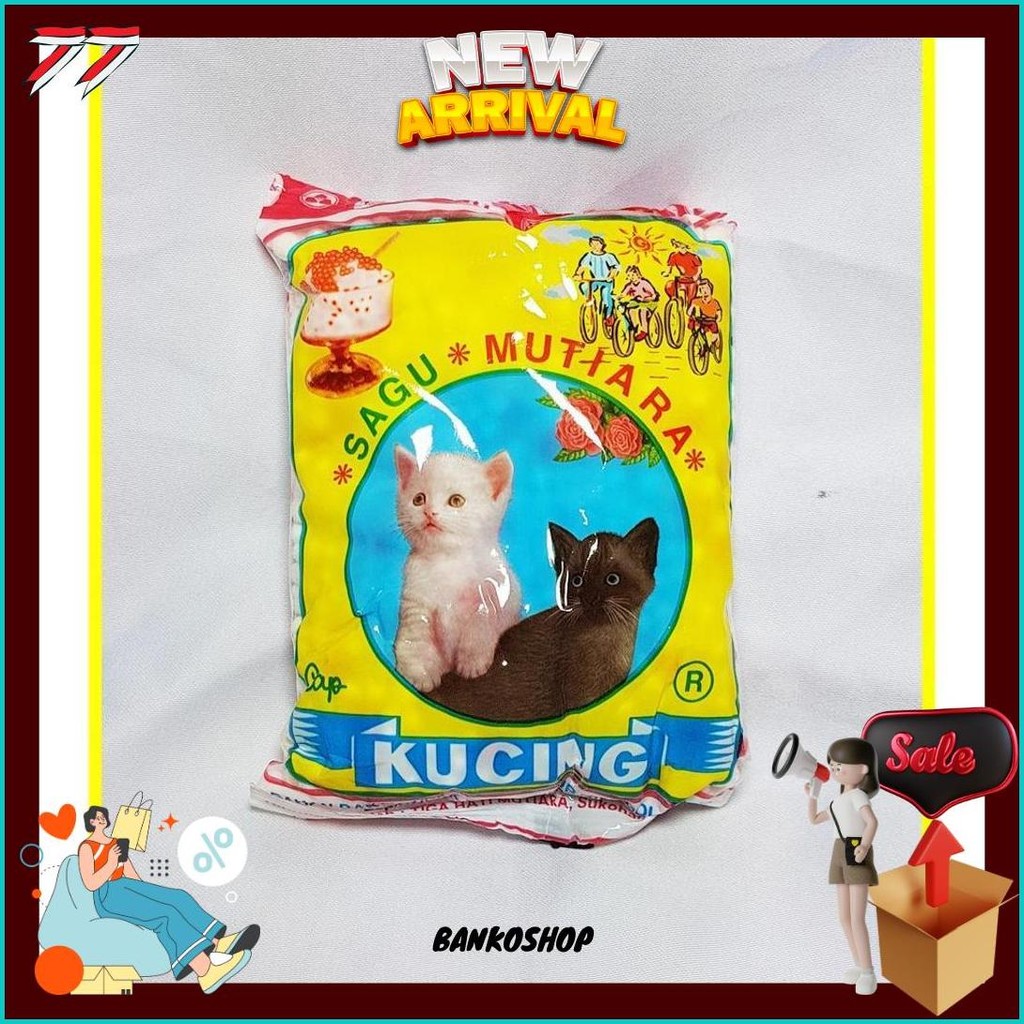 

Sagu Mutiara Cap Kucing 100 Gr - Sagu Mutiara Bisa Cod
