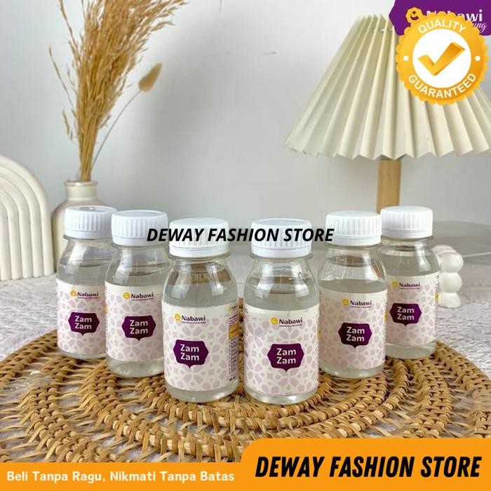 

AIR ZAMZAM KECIL MINI 80 ML ASLI 100% ORIGINAL OLEH OLEH HAJI UMROH BY DEWAYFASHION BAHAN BERKUALITAS TINGGI !!!!