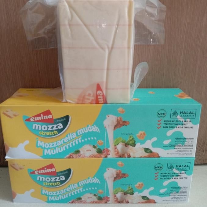 

keju mozarella +- 1kg emina DS