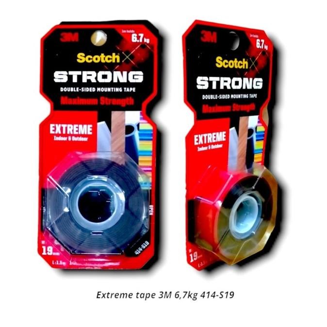

Sale Double Mounting Tape Busa Hitam 3M Scotch Indoor Outdoor Automotif