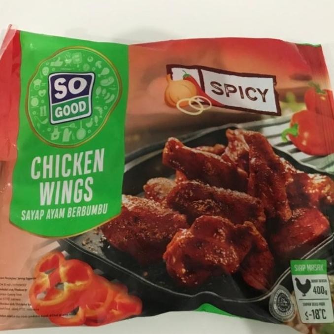 

diskon! chicken wings so good spicy 400 gram