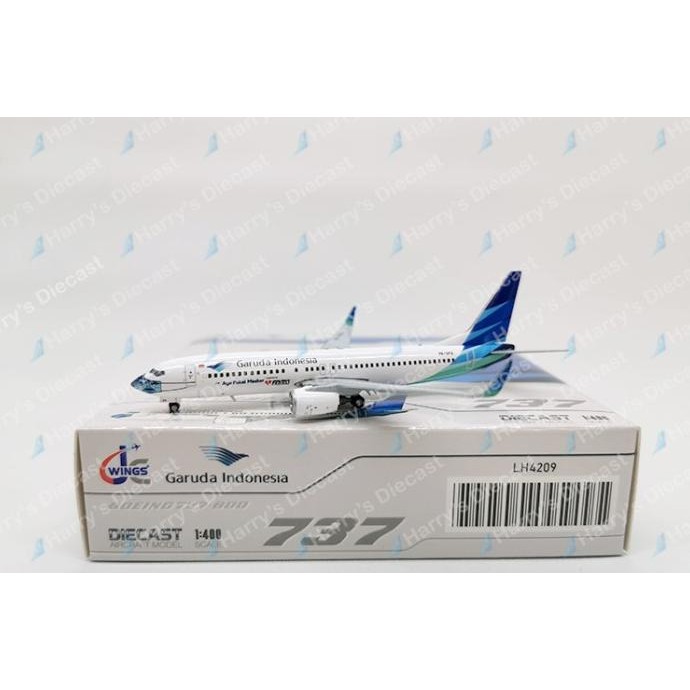 

diskon! 1/400 b737-800 garuda indonesia - masker - pk-gfq by jc wings