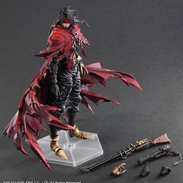 Kai Pa Play Arts Dirge Of Cerberus Final Fantasy 7 Vincent Felhunter Collectable Action Figure Model