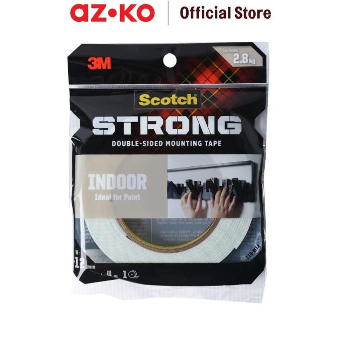 

Sale Azko Scotch 3M Mounting Tape Strong Interior 12 Mm X 4 Mtr