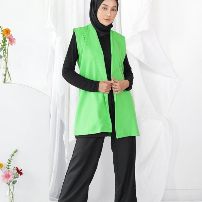 JH BURANO BLAZER FASHION BAJU PAKAIAN OUTERWEAR LUARAN VEST ROMPI WANITA