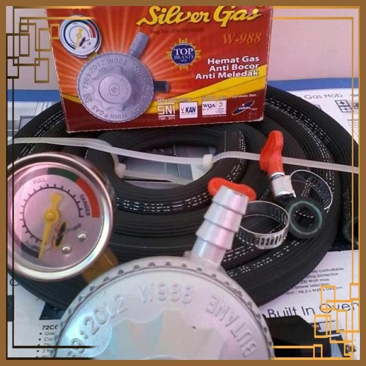 [GKP] REGULATOR GAS LPG BRIGHT GAS SILVER GAS 988M WINN GAS TERBAIK