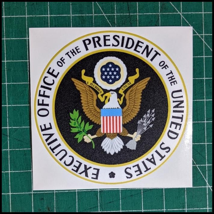 

DISKON STICKER USA EXECUTIVE OFFICE OF THE PRESIDENT OF THE USA !!!!!!