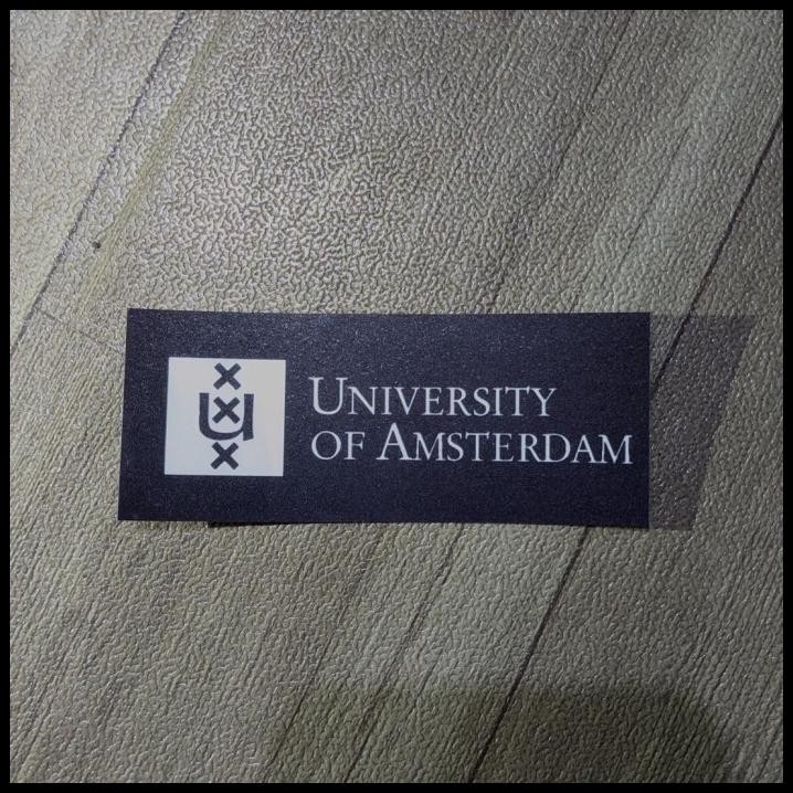 

TERMURAH STICKER KAMPUS UNIVERSITY OF AMSTERDAM - BLACK BASED !!!