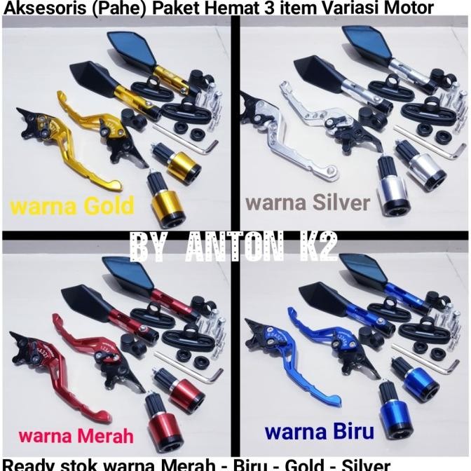 TERMURAH KACA SPION VARIASI AKSESORIS MOTOR BEAT KARBU/BEAT STREET/BEAT FI NEW