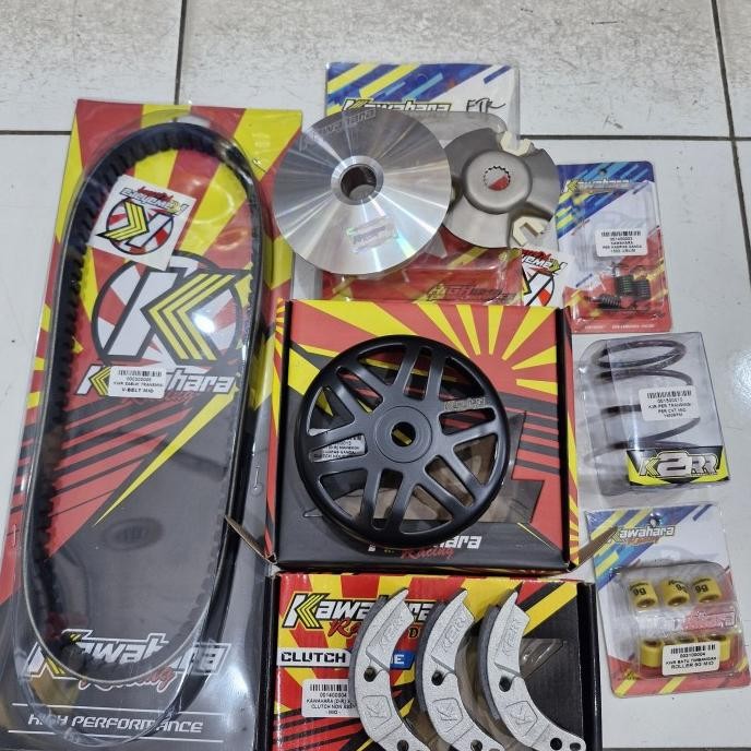 PULLEY CVT SET SEPAKET YAMAHA MIO FINO NOUVO KAWAHARA RACING FULL SET