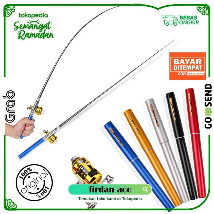 PANCINGAN PULPEN MINI FISHING ROAD JORAN PANCINGAN PENA MINI PORTABLE