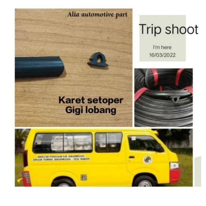 `````````] Karet U. tutup kaca Geser mobil Karoseri