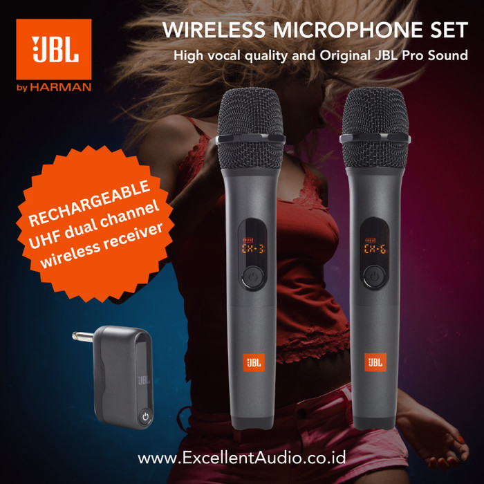 Hilmawanmall - Jbl Wireless Microphone Set