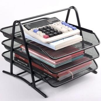 

sale! rak kertas dokumen surat 3 susun - paper document letter tray 3 tier