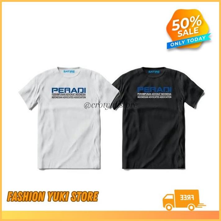 KAOS TSHIRT BAJU OBRAL MURAH COMBED 30S DISTRO PERADI PERHIMPUNAN ADVOKAT POLOS CUSTOM  INDONESIA PR