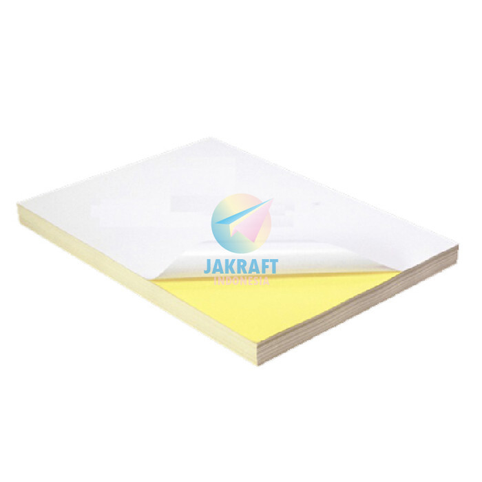 

Kertas Stiker Glossy Chromo F4 Folio Sticker Art Paper Bontax Anti Air