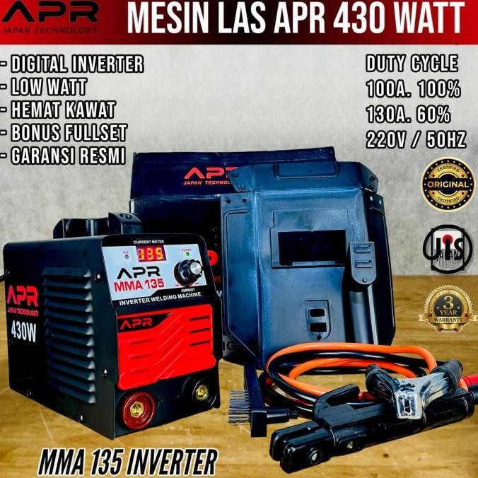 >*>*>*>*] Mesin las APR JAPAN 430WAT MMA135 INVERTER digital