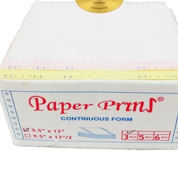 

continous form 3 ply 9.5 x 13 1 dus