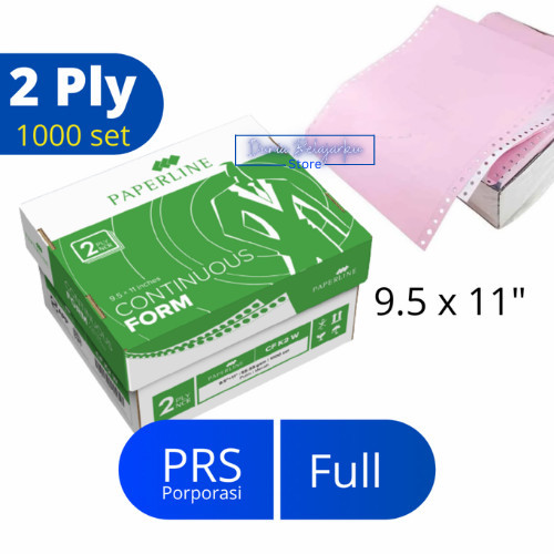 

Kertas Faktur Paperline Continuous Form 2 Ply 9.5 x 11 inch