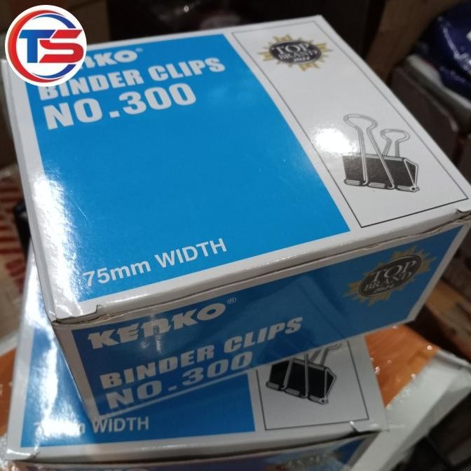 

sale! binder clip no 300 75mm jumbo isi 6 pcs penjepit kertas besar