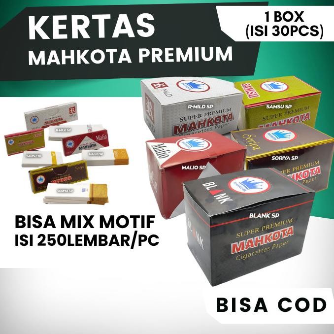 

sale! kertas mahkota premium 1box (isi 30pcs) bisa mix link baru