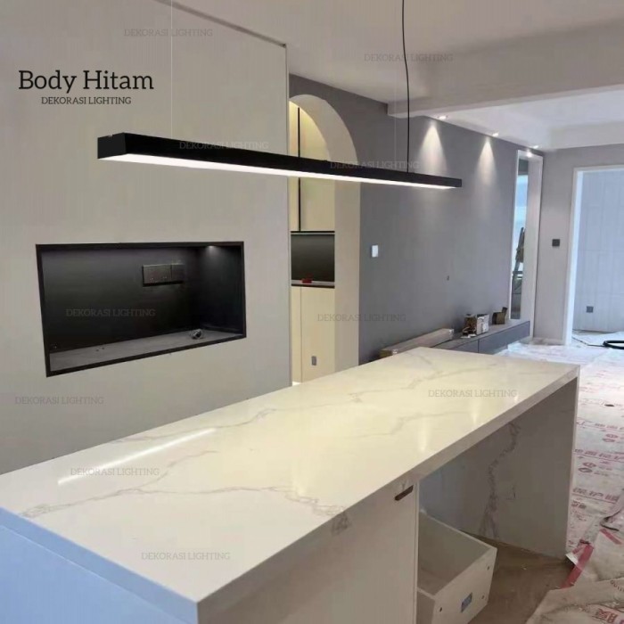 LAMPU GANTUNG LED LAMPU PLAFON LED OFFICE HANGING LAMP LAMPU PANJANG L