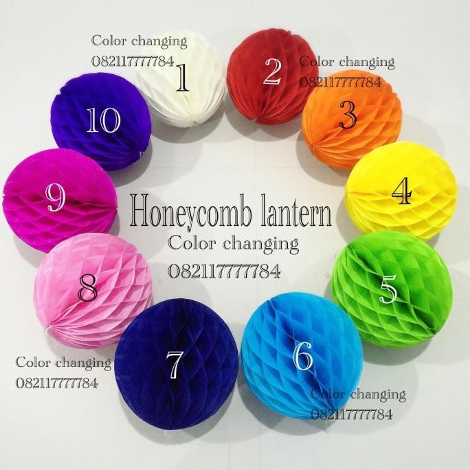 #####] Honeycomb paper lantern / lampion sarang tawon 20 cm