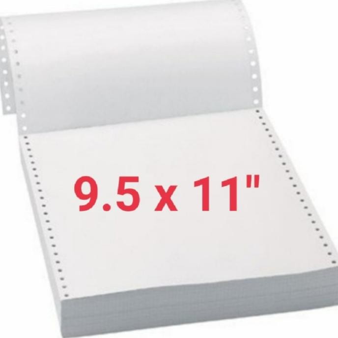 

sale! kertas continuous form jns 9 1/2 x 11 2 ply full & 2/2 (dibagi 2)