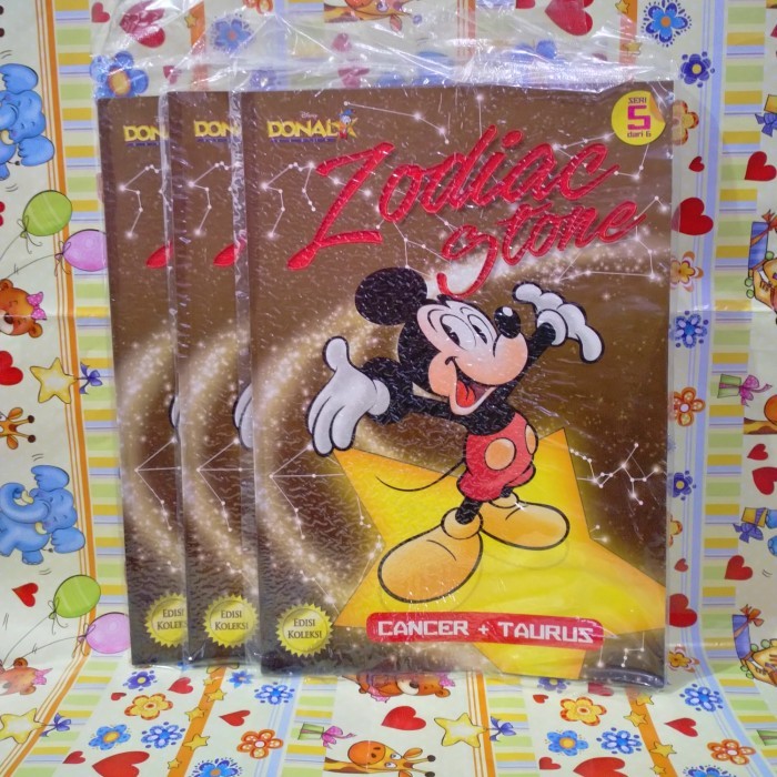 Walt Disney Donal bebek - Zodiac Stone - Cancer Taurus - Seri 5