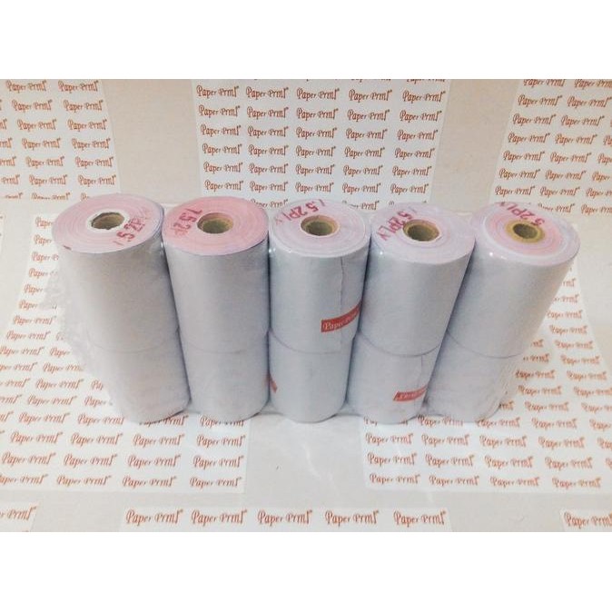 

sale! kertas struk kertas kasir hvs 2ply 75x65 paper prins