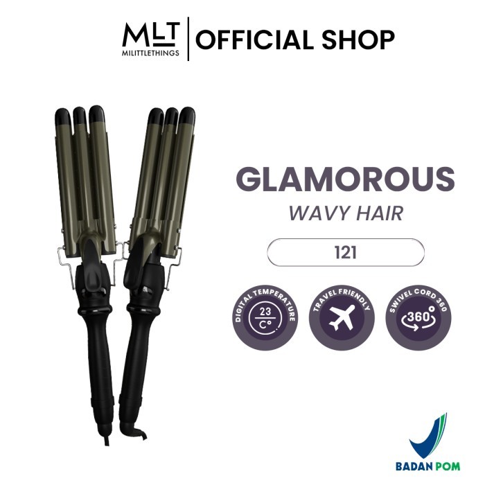 Milittle Things 121 Glamorous Wavy Hair - Catokan Rambut