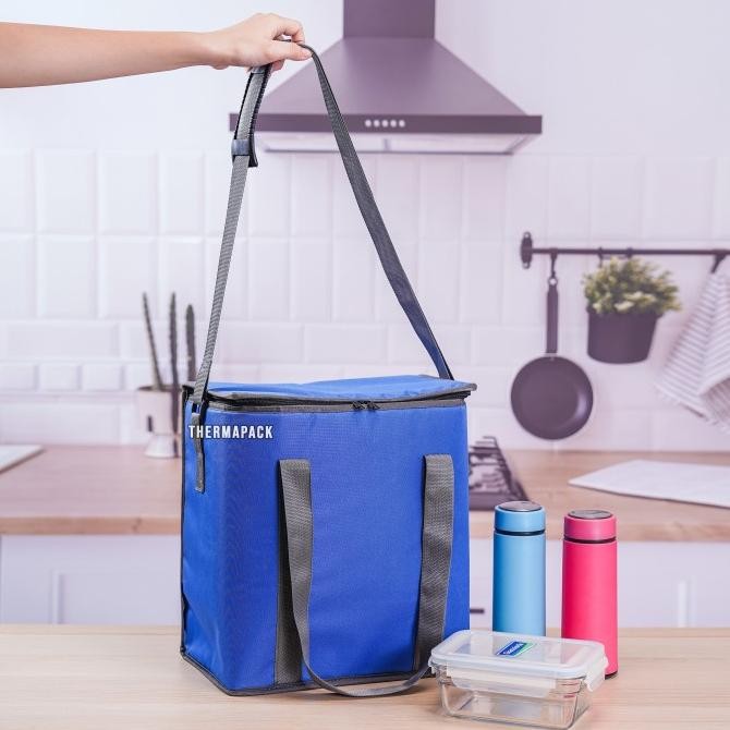 Murah Thermapack Insulated 2-In-1 Picnic Delivery Bag | Tas Delivery Motor | Cooler Jumbo | Tas Beka