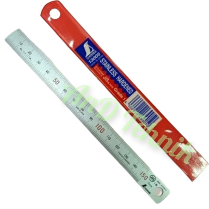 

SHINWA Penggaris Stainless Steel 150MM / 15CM Made In Japan