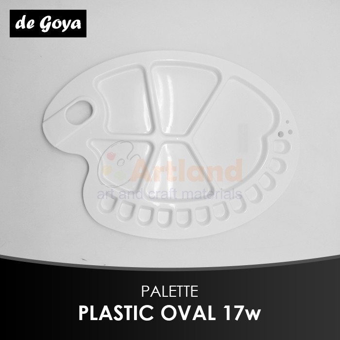 

De goya plastic oval pallet 17 well 6700153