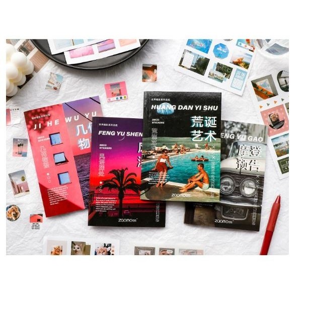 

TERLARIS! Book Stickers Packs - ZAOMO Deco Stickers (20sheets)