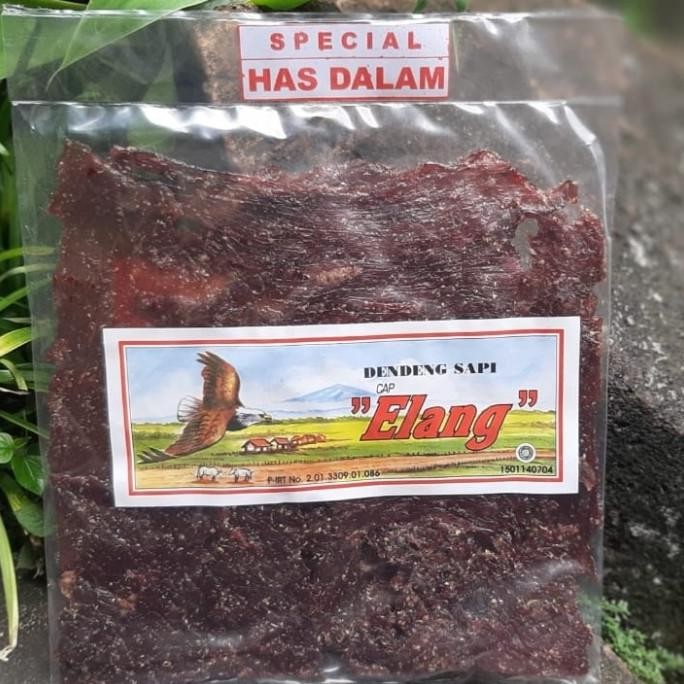 

Dendeng sapi manis Elang khas Boyolali 250gr has dalam dan lulur B77S