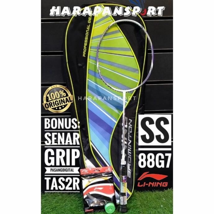 RAKET BADMINTON LINING SUPER SERIES SS 88 G7 SS88G7 GEN 7 ORIGINAL