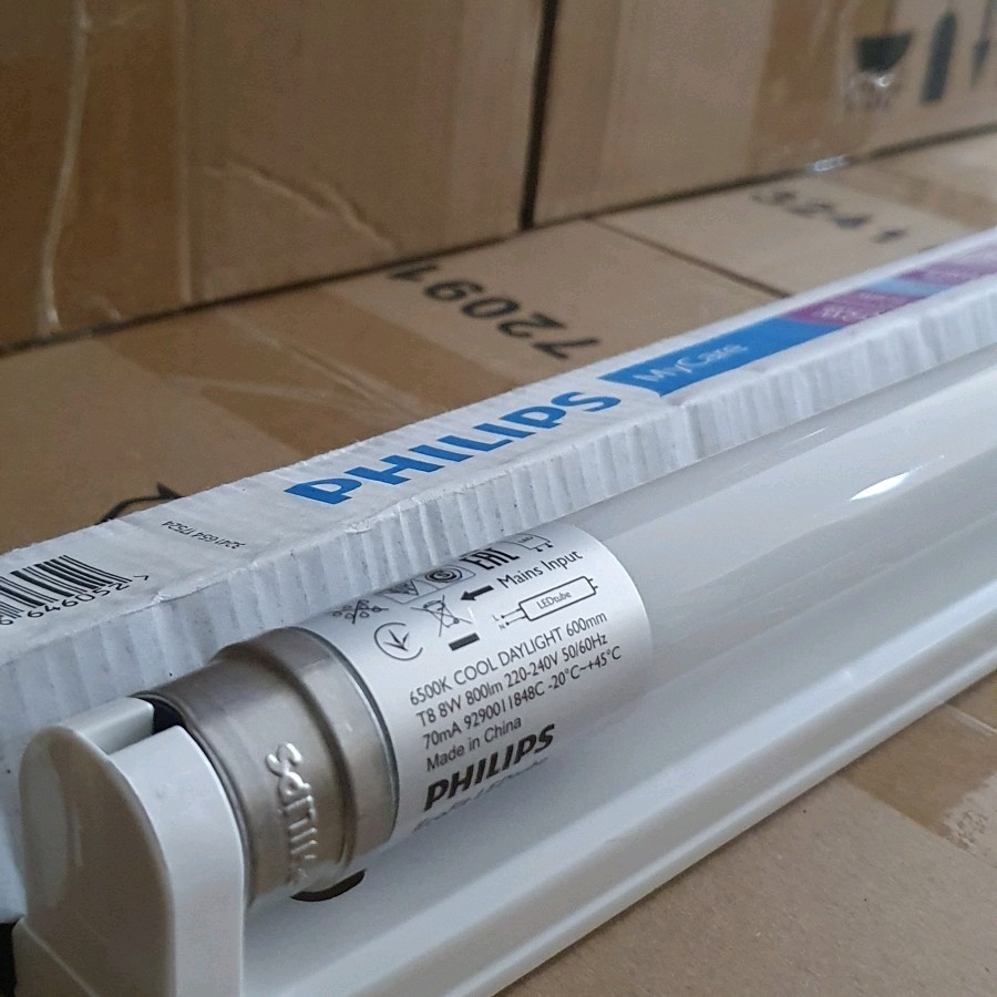 Kap TL LED PHILIPS + Ecofit led 16w 18w 16 watt 18 watt putih 6500k PHILIPS 120CM 1200MM