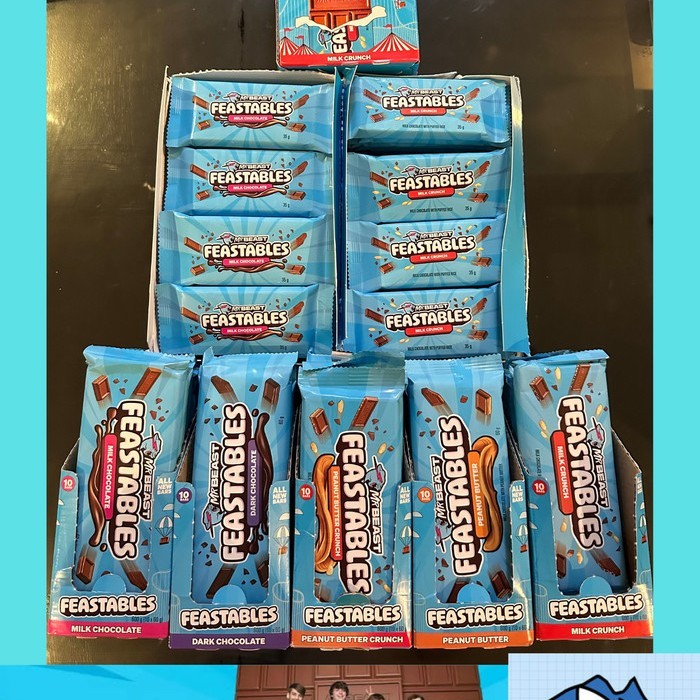 

(NEW VERSION) Coklat Mr Beast Feastables Chocolate Bar