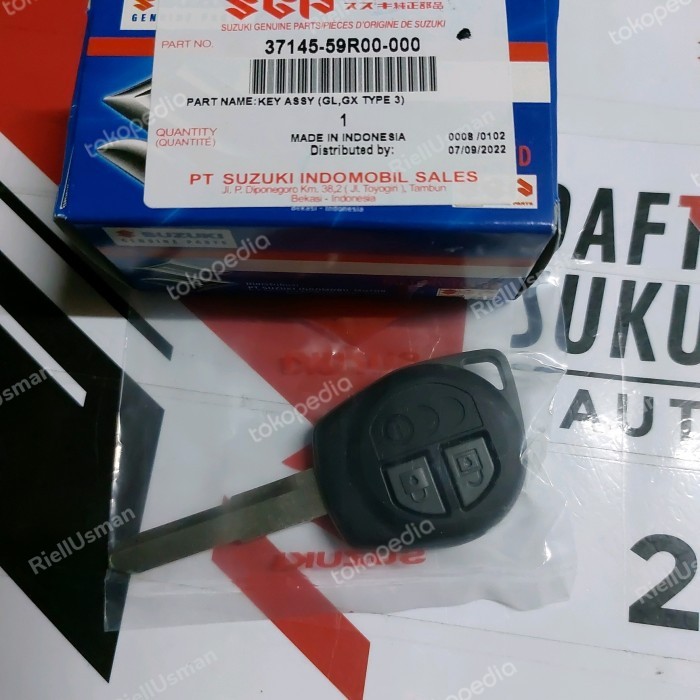 kunci remot mobil suzuki ertiga Type 3 tahun 2016/2017