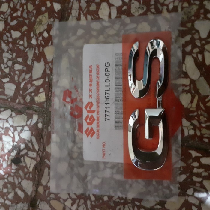 emblem bagasi GS karimun wagon r