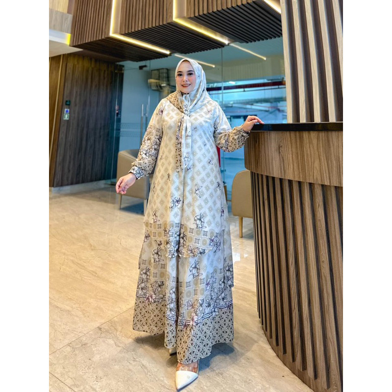 ARUMI SET KULOT BY M NABIL (ORIGINAL) SET KAKINIAN /set terbaru /cod / gratis ongkir /set nabil